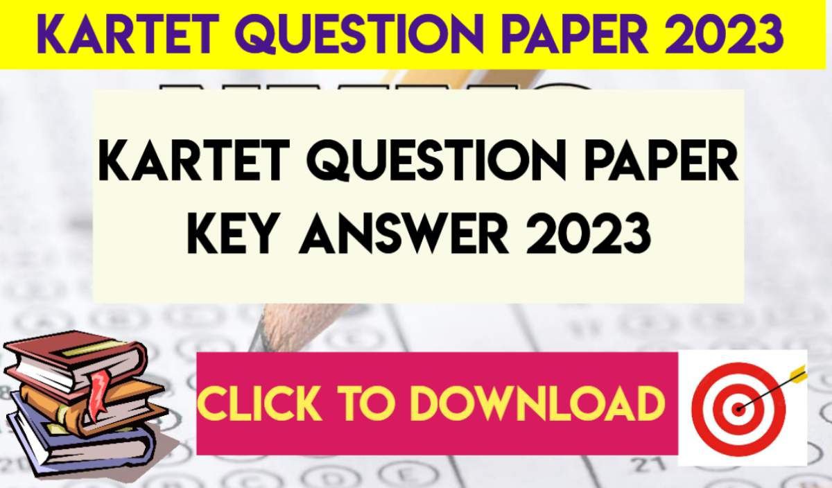 Karnataka Tet key answer 2023